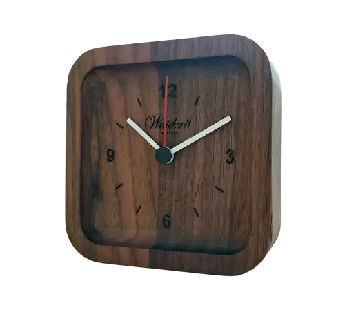 Stiluhr Waidzeit Walnuss